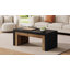 Table basse 47,2 "rectangulaire pour le salon, table centrale deux tons