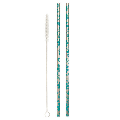 Echo Three Stainless Steel Reusable Straws