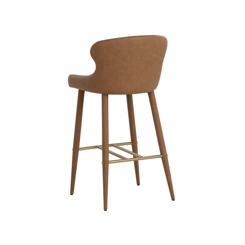 Tabouret de bar Evora - Milliken Cognac, Brun, Tabouret de bar (siège d’une hauteur de 30 po)