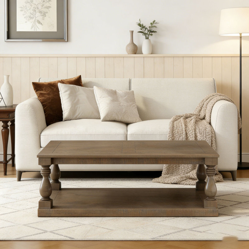 Table basse, Brun