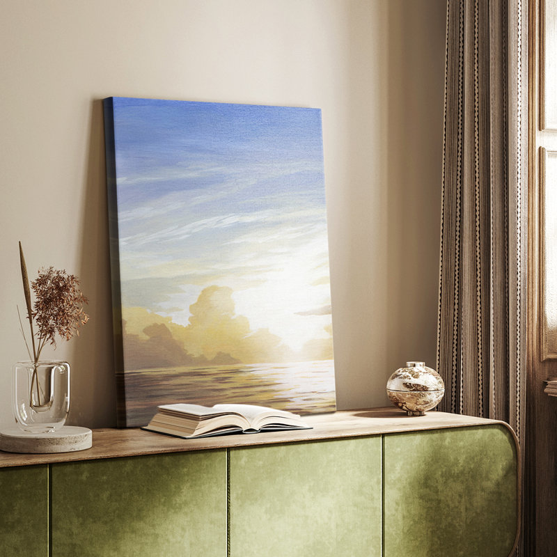 Luminous Waters I -Custom Wrapped Gallery Cavas