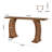 63" Farmhouse Console Table
