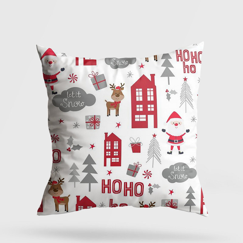 Premium Washable Cushion, 17.0 x 17.0 Inches, 50% Cotton / 50% Polyester, Silicone Filling, Concealed Zip | Soft, Comfortable & Ironable | Perfect for Home Decor, Living Room & Bedroom Accents