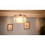 Hallum 19.7" W 5-Light Dimmable Drum Chandelier-657260415
