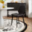 Chaise de salle à manger moderne avec pieds en métal - 4 pièces / pièce-1785099573