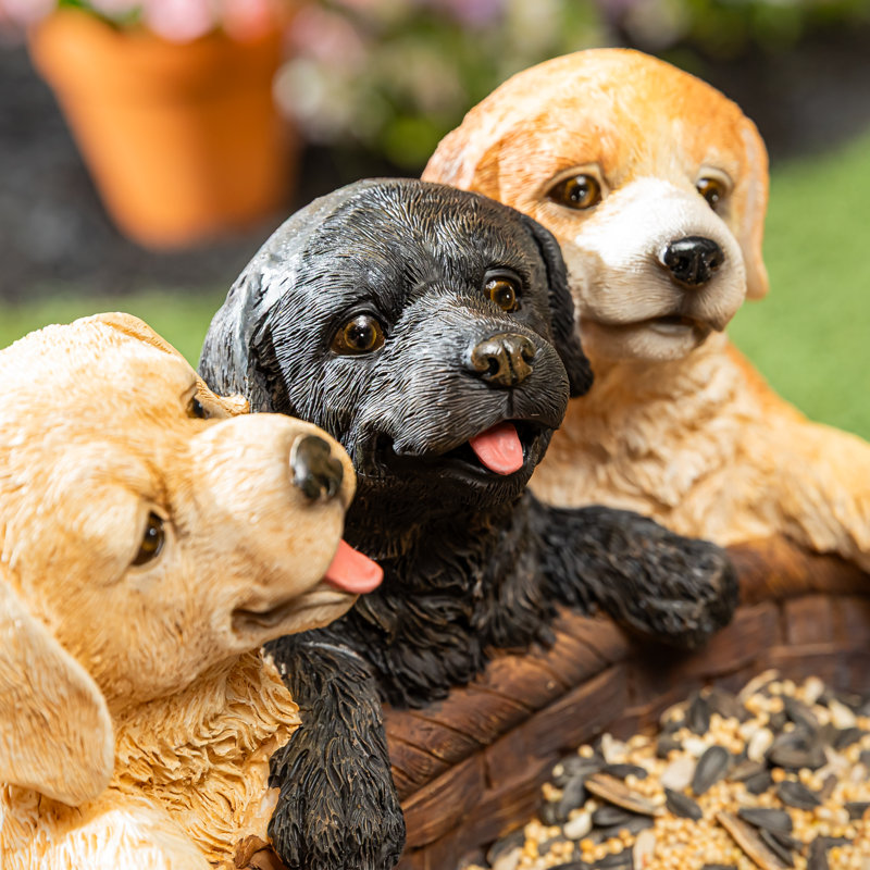 Puppy Resin Planter
