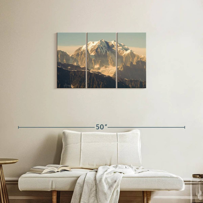 Alvord, neige, montagne, Denali, H 20 po x l 33 po