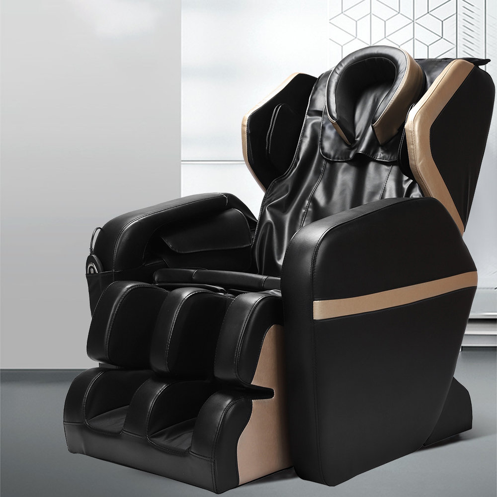 Ugears reclining heated full body best sale massage chair latitude run fabric