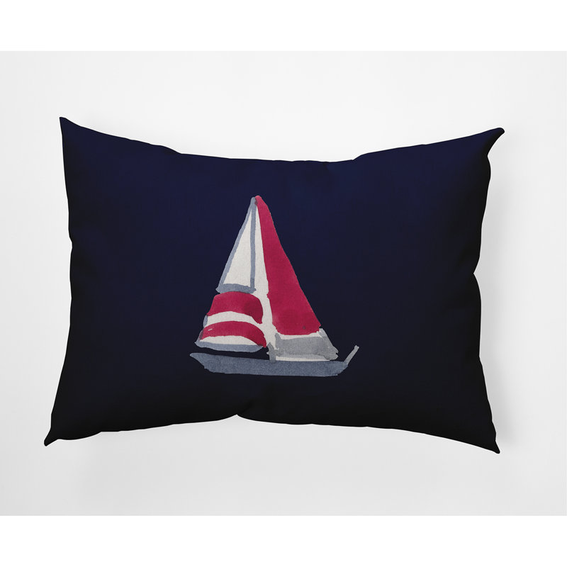 Housse de coussin d'extérieur Sail Away, Bleu marine