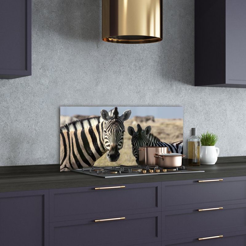 Lunden 50cm W x 100cm L Glass Peel and Stick Panel