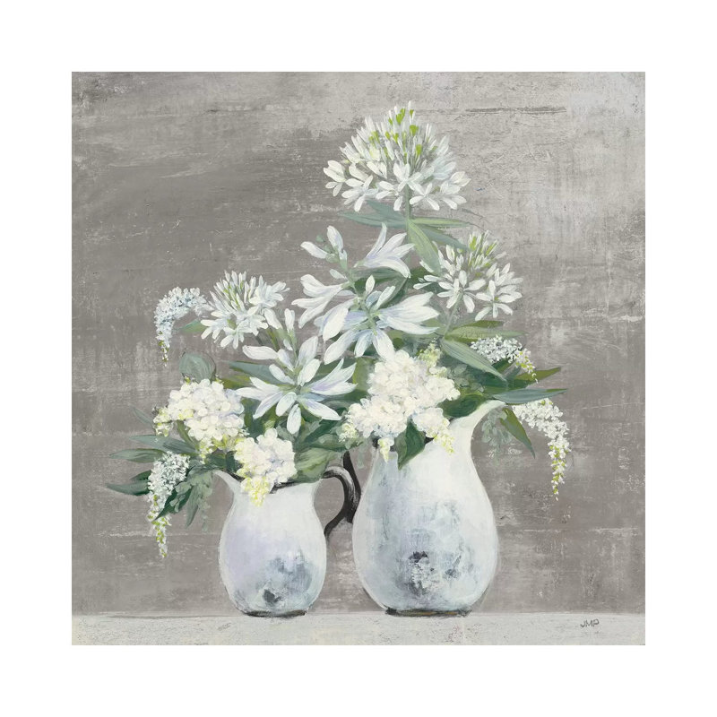 Late Summer Bouquet III Greige 1 Piece Wrapped Canvas Wall Art, 66.04 cm H x 66.04 cm W x 3.175 cm D