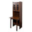 Table d'écriture pliable, armoire de bureau avec tablette et tiroir-2027175812