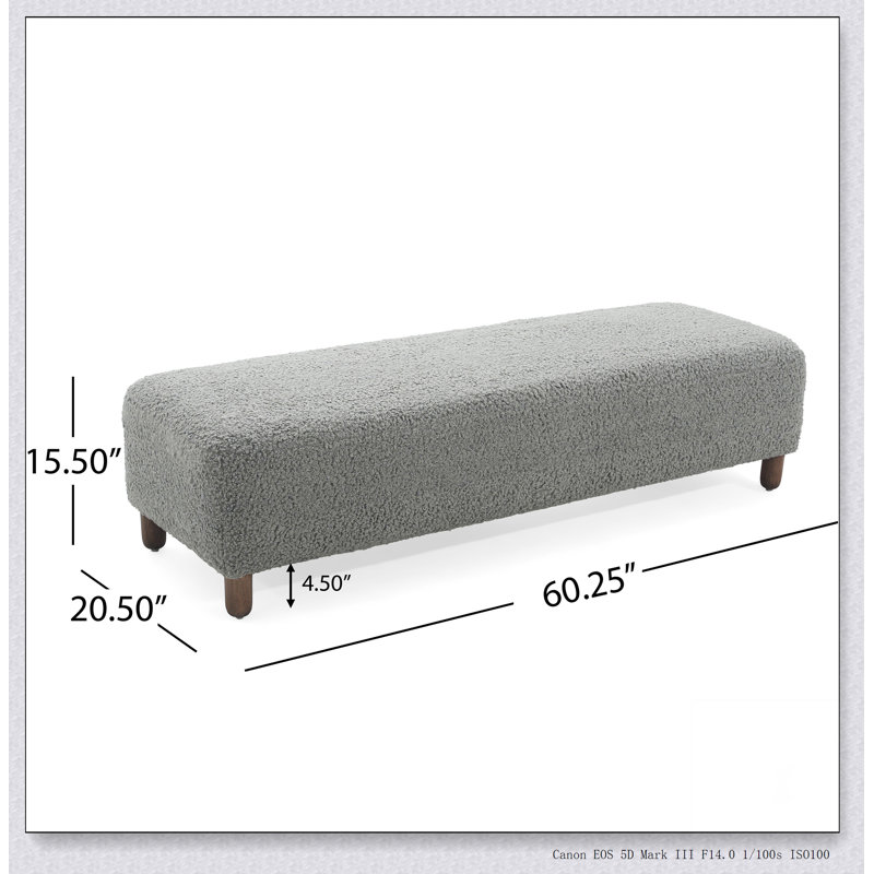 Comfortable Ottoman, Grey