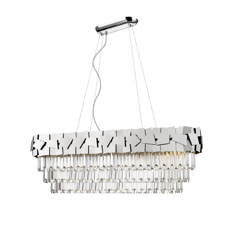 Anayiah 9 - Light Crystal Chandelier, Chrome