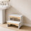 Tabouret pour enfants en bois à 2 marches, tabouret pour tout-petits Montessori avec design antidérapant pour la cuisine, la salle de bain et la salle de jeux