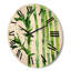 Horloge murale en bois Bamboo Branches in the Forest III-63903323