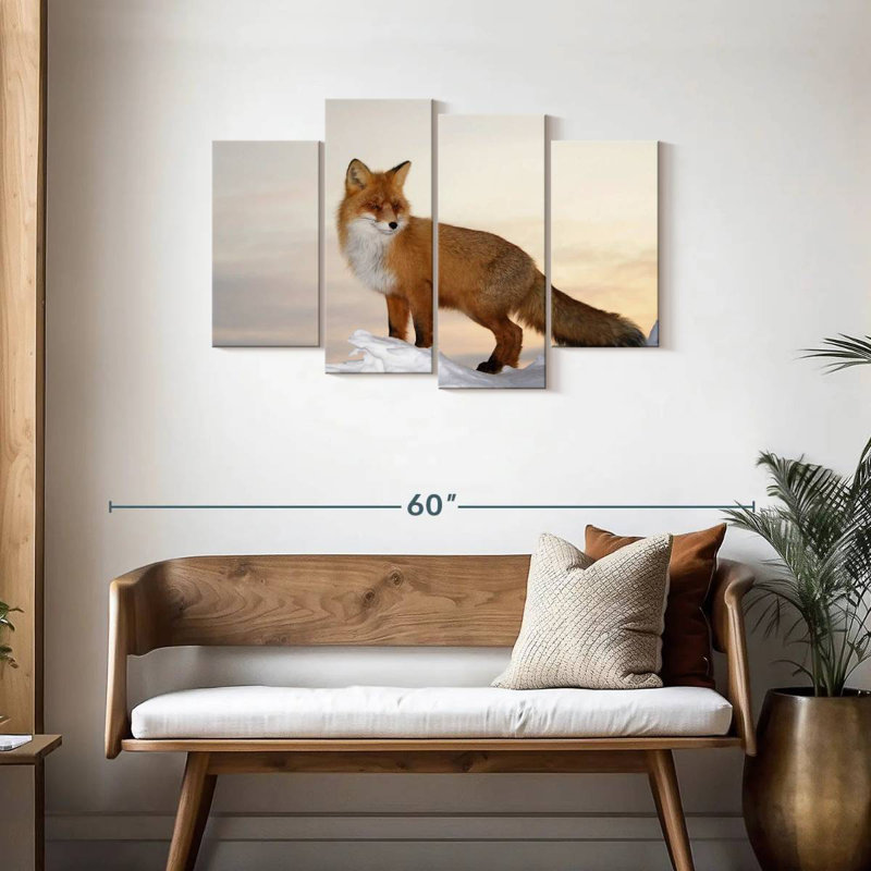Brampt Majestic Fox, 27"H x 43"W