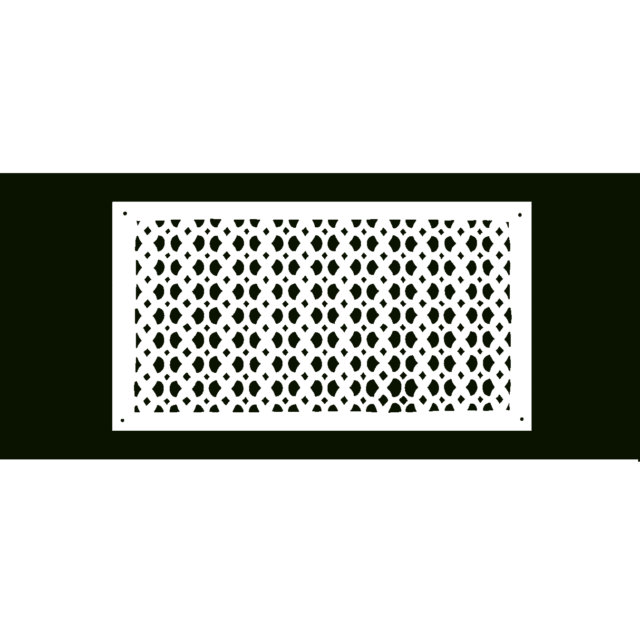 Couvercle de grille d'aération en aluminium moulé de qualité supérieure, Blanc