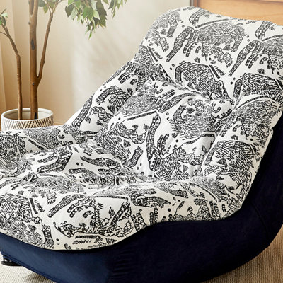Chaise berçante à coussin amovible Comfy