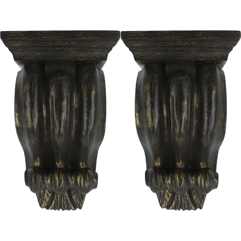 Accessoire de quincaillerie de rideau en résine Kynlyn, Bronze