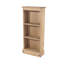 3 Tier Low Narrow Bookcase Display Shelf