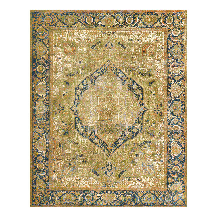 Green Nosara Indoor/Outdoor Traditional Rug
