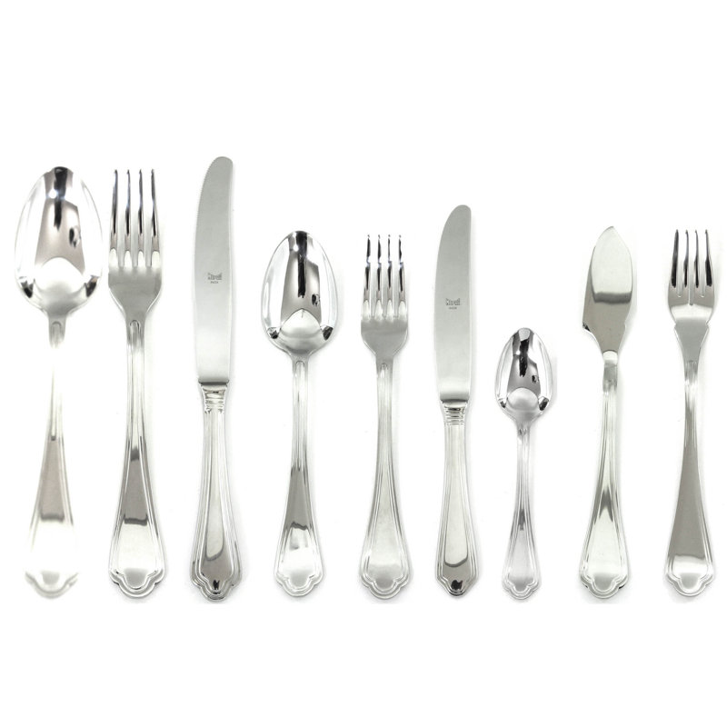 Ensemble de couverts Leonardo - 54 pièces - Acier inoxydable