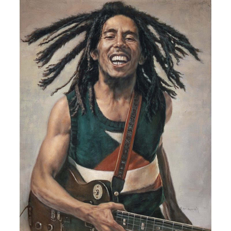 Marley - peinture sur toile sans cadre
