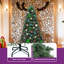 Arbre de Noël vert 6 pi avec éclairage réglable-857707784