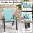 6-Piece Outdoor Dining Chairs with Ergonomic Wide Seat-1140002232