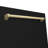 ZLINE Autograph Edition 24 in. Monument Series 3rd Rack Top Touch Control Tall Tub Dishwasher in Black Matte with, 45dBa-98373423