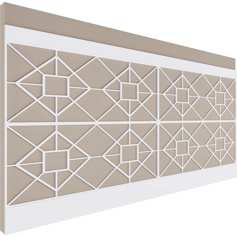 Ensemble de lambris en PVC Jamestown, H 44 po x l 94,5 po x P 0,625 po