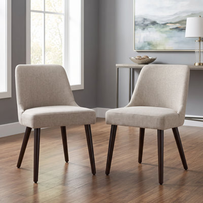 Chaise d'appoint rembourrée en bois massif Bremment