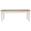 Banc de rangement en bois massif Densil