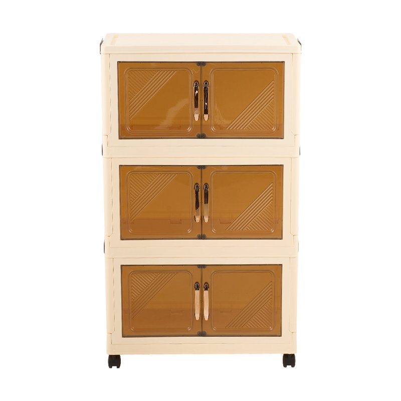 Rebrilliant Plastic Storage Tub & Tote, Walnut