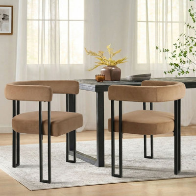 Ensemble de chaises de salle à manger en velours 18 po Adelyn