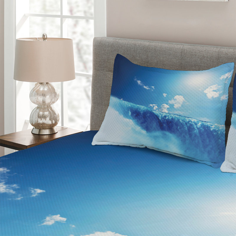Modern & Contemporary Coverlet, King Bedspread + 2 Shams