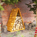 Powersheds 4 x 2ft Triangular Timber Log Store