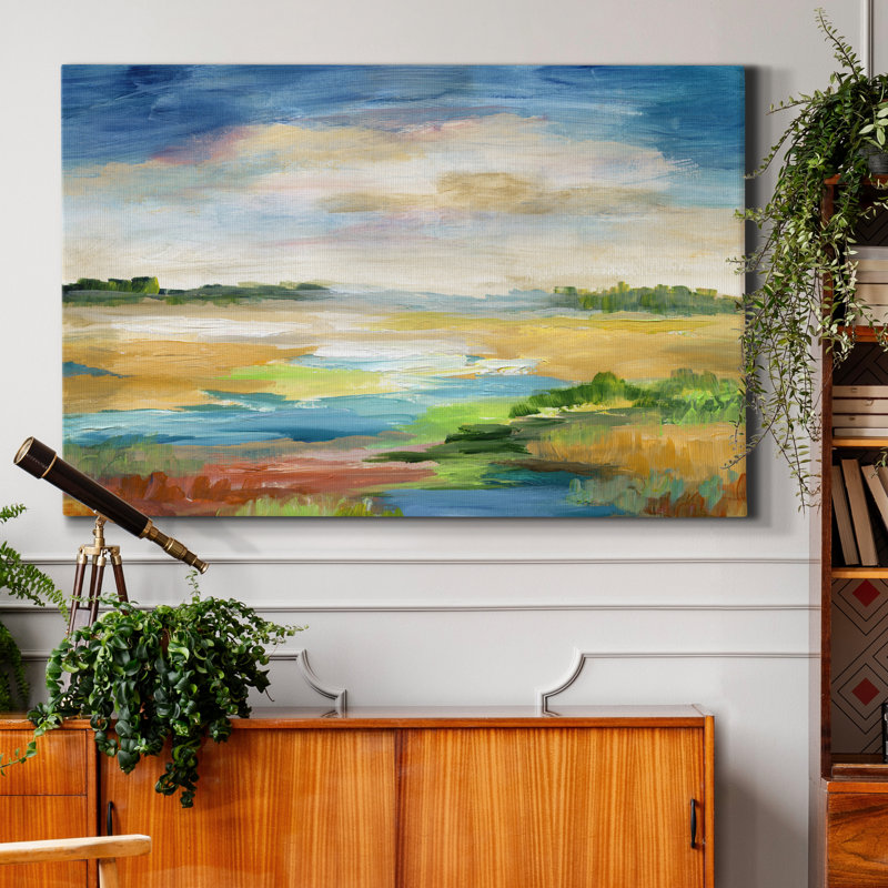 «Distant Inlet», reproduction d'art sur toile tendue, H 60 po x l 40 po x P 1 po