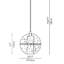 Luminaire suspendu sphère 1 lumière Veroniza