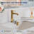 Single-Hole Single-Handle Bathroom Sink Faucet with Drain Assembly-124671812