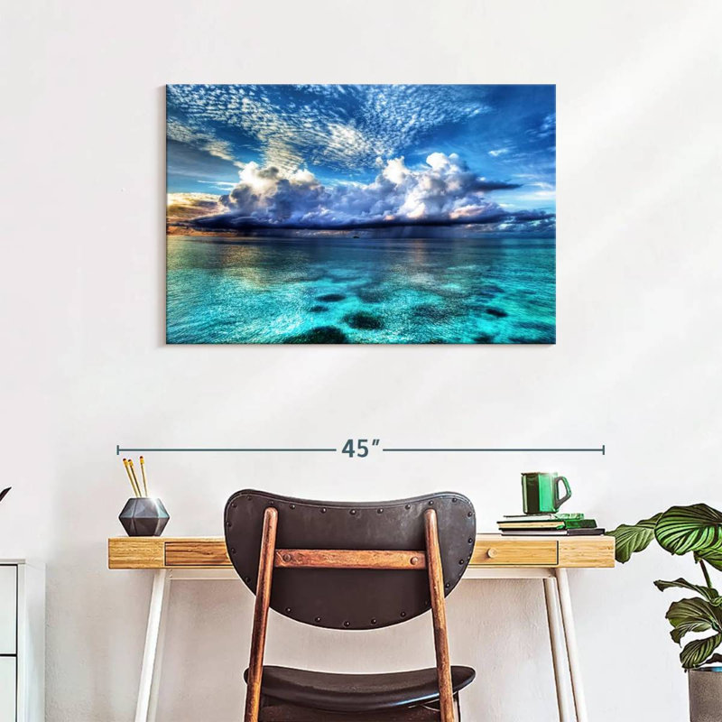 Impression sur toile Cozumel Ocean View, H 24 po x l 36 po x P 1,25 po