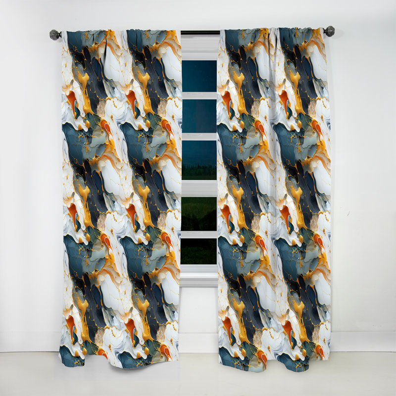 Rideau obscurcissant en marbre Urban Retreat Marble II - 1 panneau, L 52 po x L 90 po