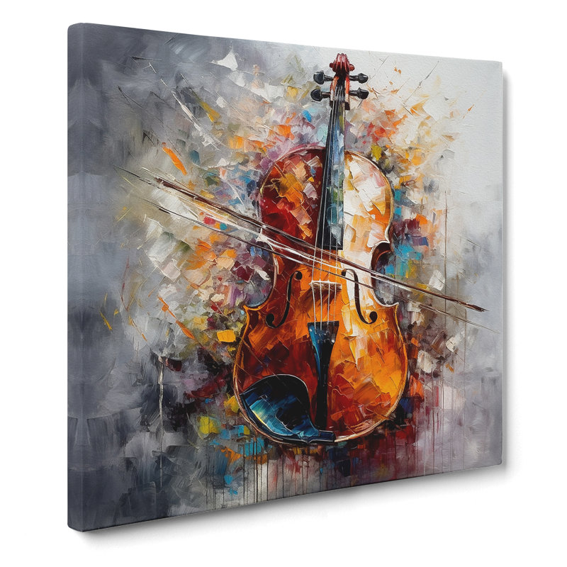 Violin Abstract - No Frame Print