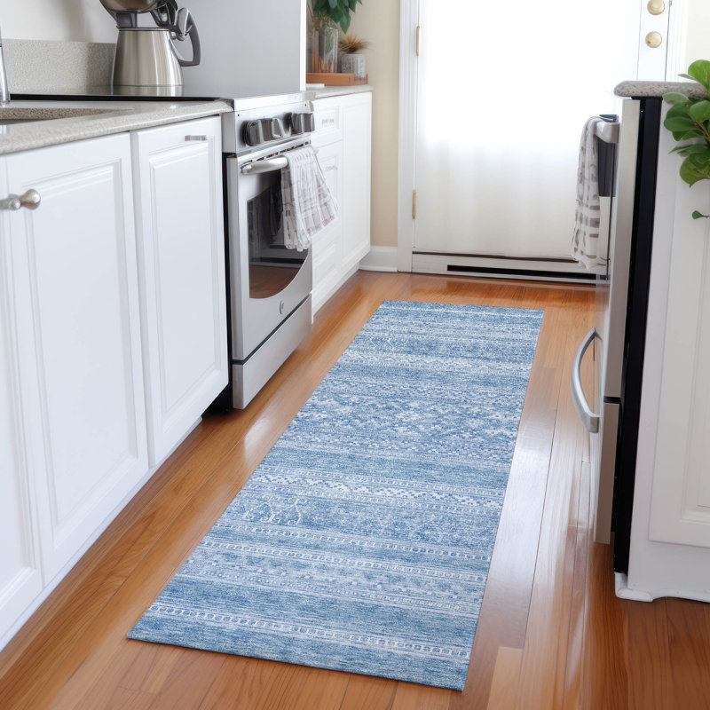 Tapis intérieur / extérieur Mykelle, Tapis de couloir 2 pi 3 po x 7 pi 6 po