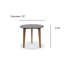 Abra Walnut End Table
