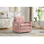 Fauteuil demi-tonneau pivotant avec mousse à mémoire de forme et chenille - rotation à 360 °-469675146-469675159