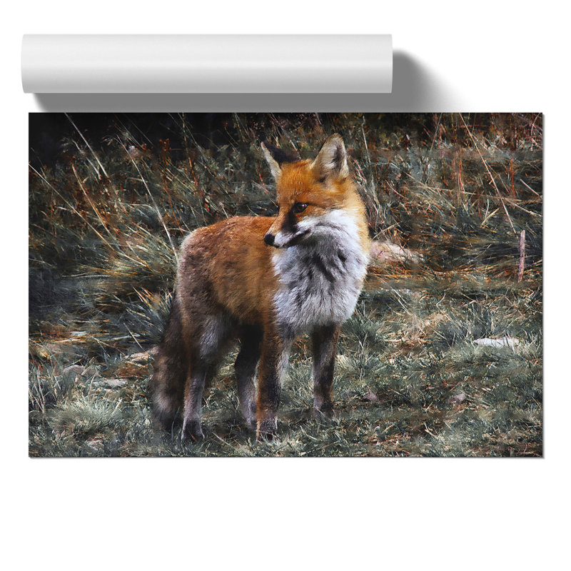 Red Fox Vol.2 - No Frame Print, 30cm H x 42cm W x 0.1cm D