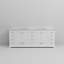 Meuble-lavabo double 84 po X P 22 po D, avec plateau en marbre de culture-117844568