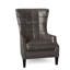 Gallin Leather Tufted Wingback Chair-1889498996-1889499001